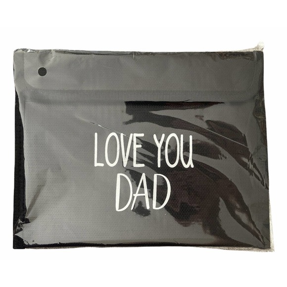 Dad Gifts from Son Daughter- Fireproof and Water Resistant Document Bag 9x7 - Picture 2 of 2